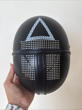 Kids Black Triangle Mask Halloween Costume Accessory